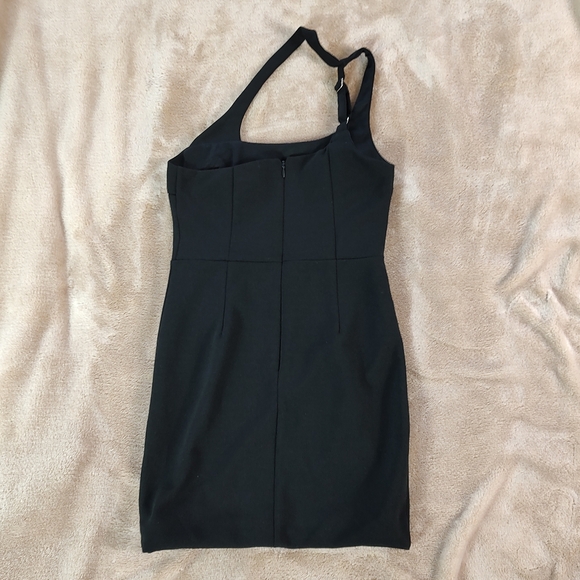 Lulu's Hit 'Em Hard Black One-Shoulder Cutout Bodycon Mini Dress - Picture 10 of 12